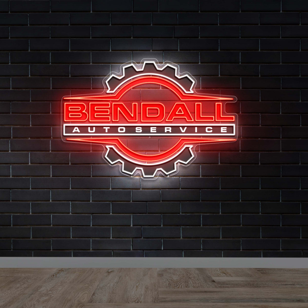 Bendall Auto Service - Premium Neon Artwork