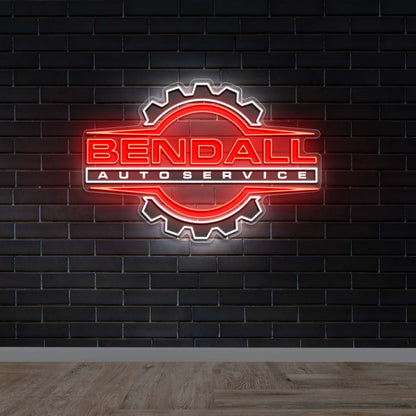 Bendall Auto Service - Premium Neon Artwork