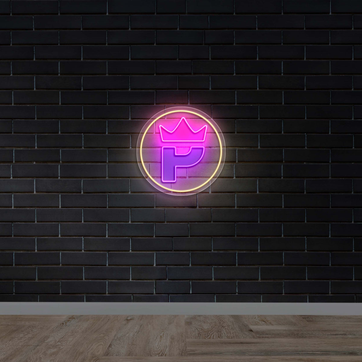 Crown P - Premium Neon Artwork