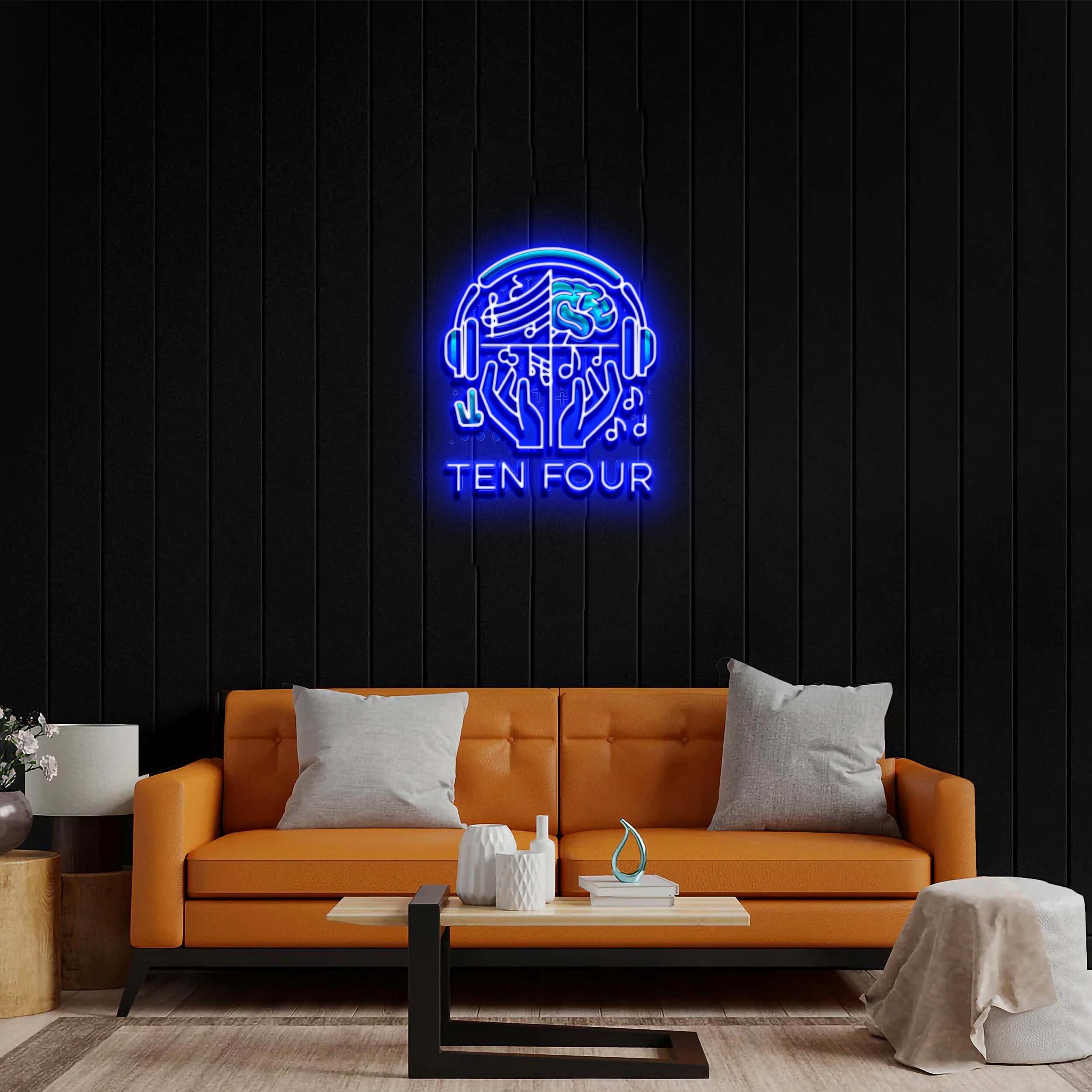 TEN FOUR - Premium Neon Artwork