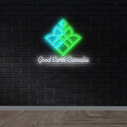 Good Earth Cannabis - Premium Neon Artwork