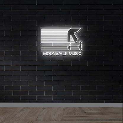 Moonwalk Music - Premium Neon Artwork