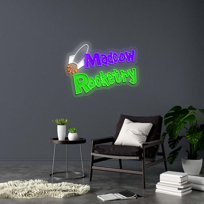 Madcow Rocketry - Premium Neon Artwork