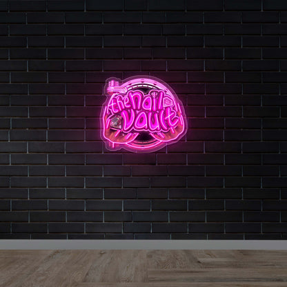 The Nail Vault - Premium Neon Artwork
