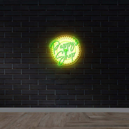 Pappy’s Shop - Premium Neon Artwork