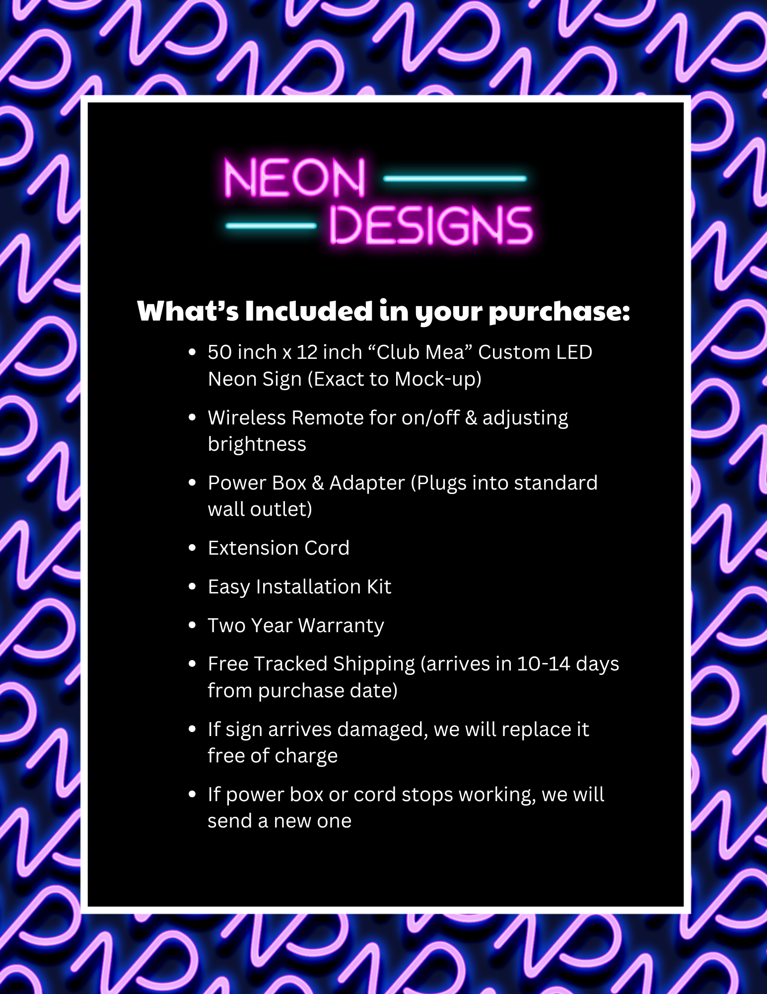 Club Mea - Premium Neon Artwork