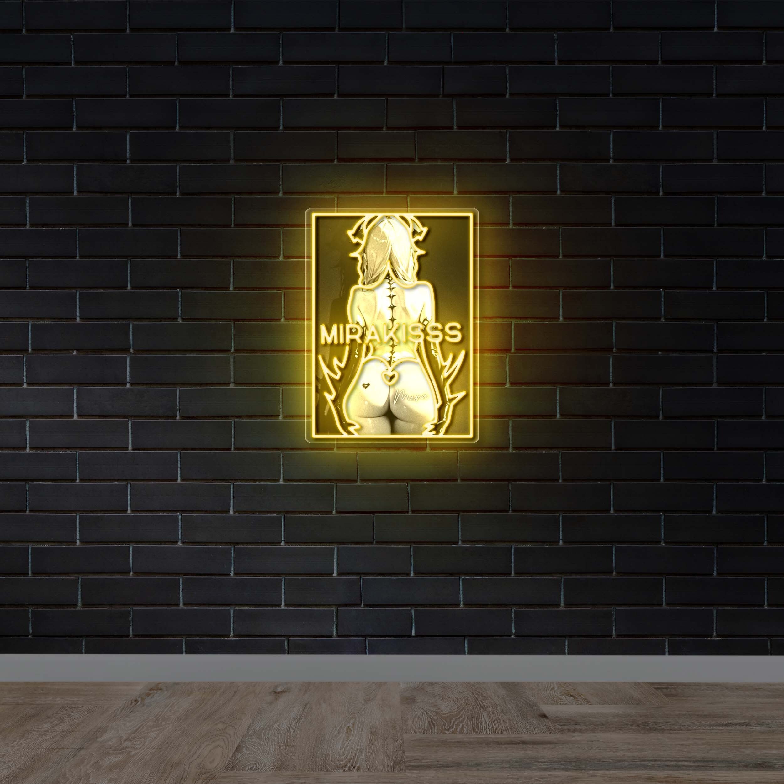 MIRAKISS - Premium Neon Artwork