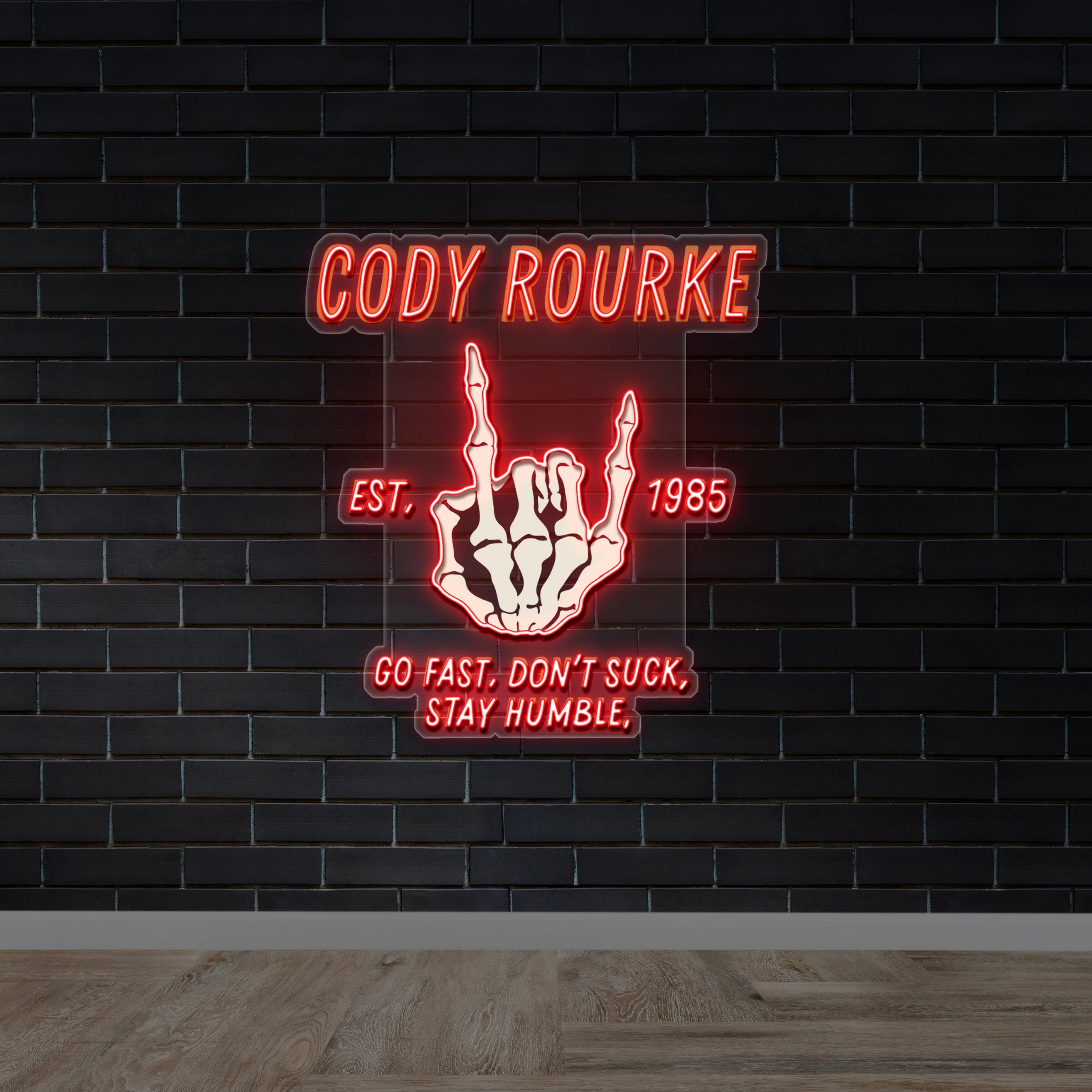 CODY ROURKE - Premium Neon Artwork