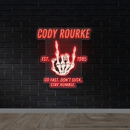 CODY ROURKE - Premium Neon Artwork