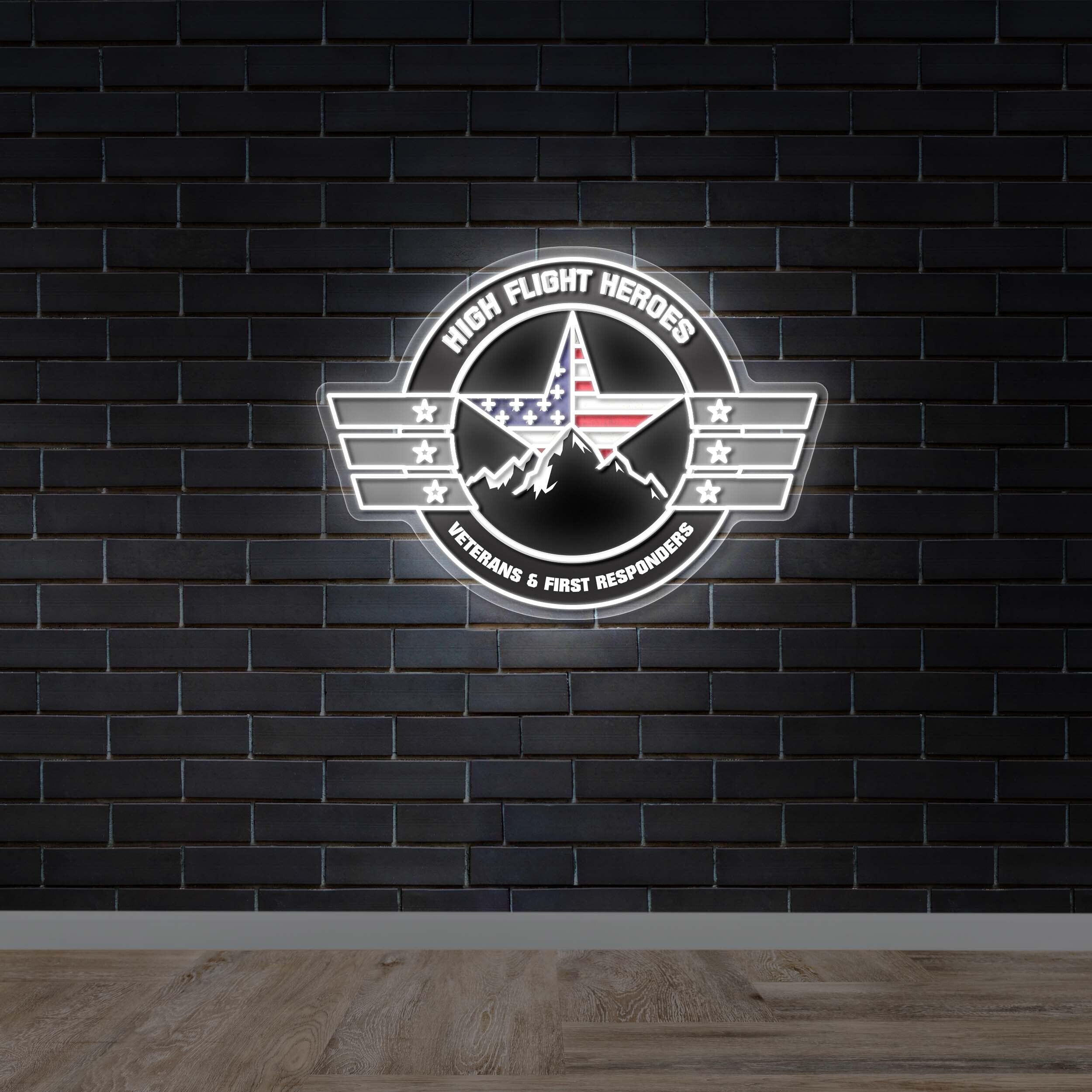 HIGH FLIGHT HEROES - Premium Neon Artwork