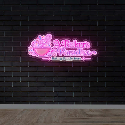 A Baker's Paradise - Premium Neon Artwork