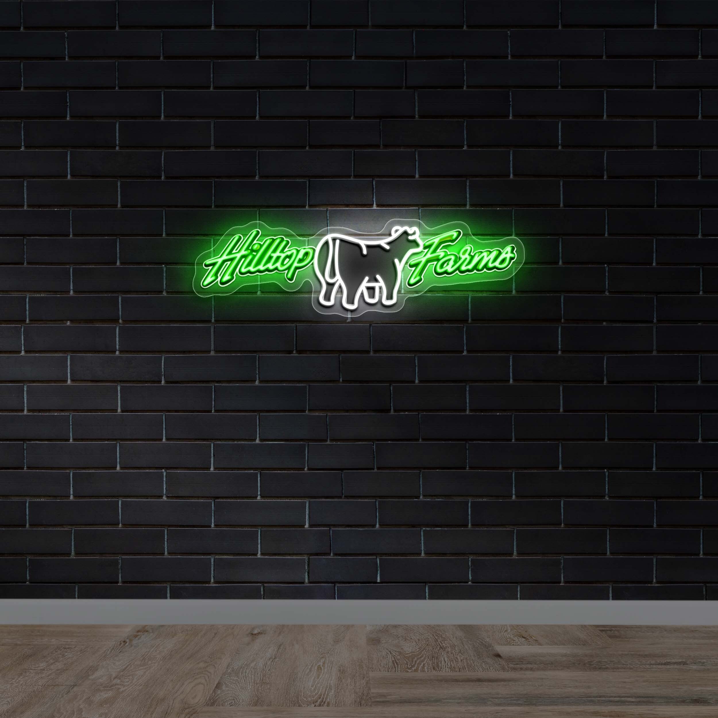 Hilltop Farms - Premium Neon Artwork