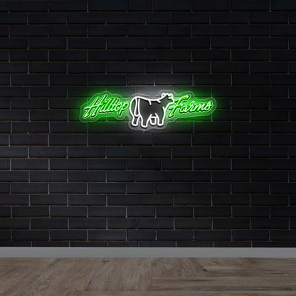Hilltop Farms - Premium Neon Artwork