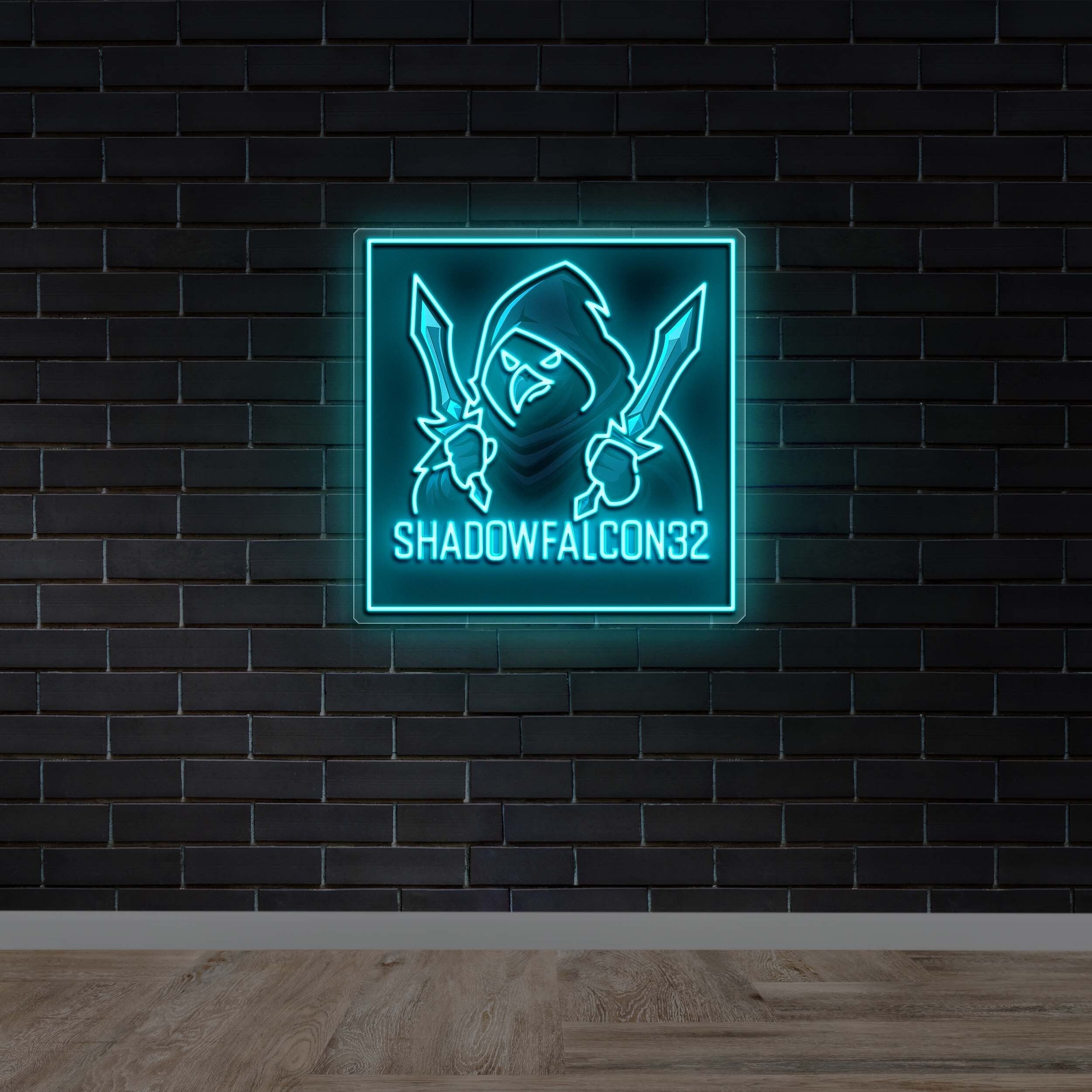 SHADOWFALCON32 - Premium Neon Artwork