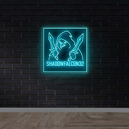 SHADOWFALCON32 - Premium Neon Artwork