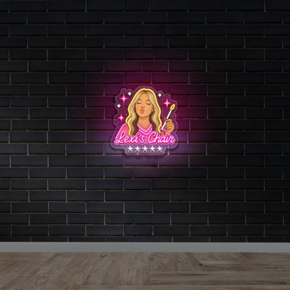 Lexi’s Chair - Premium Neon Artwork