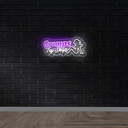 Gramps Toy Shop - Premium Neon Artwork