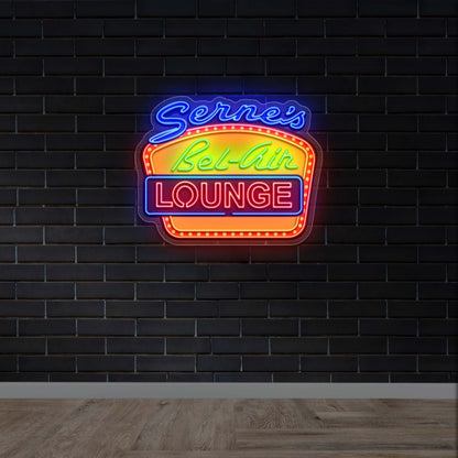 Serne's Bel-Air Lounge - Premium Neon Artwork