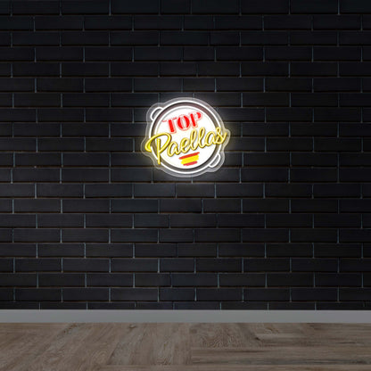TOP PAELLAS - Premium Neon Artwork