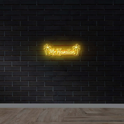 Mr. Hawaiian - Premium Neon Artwork