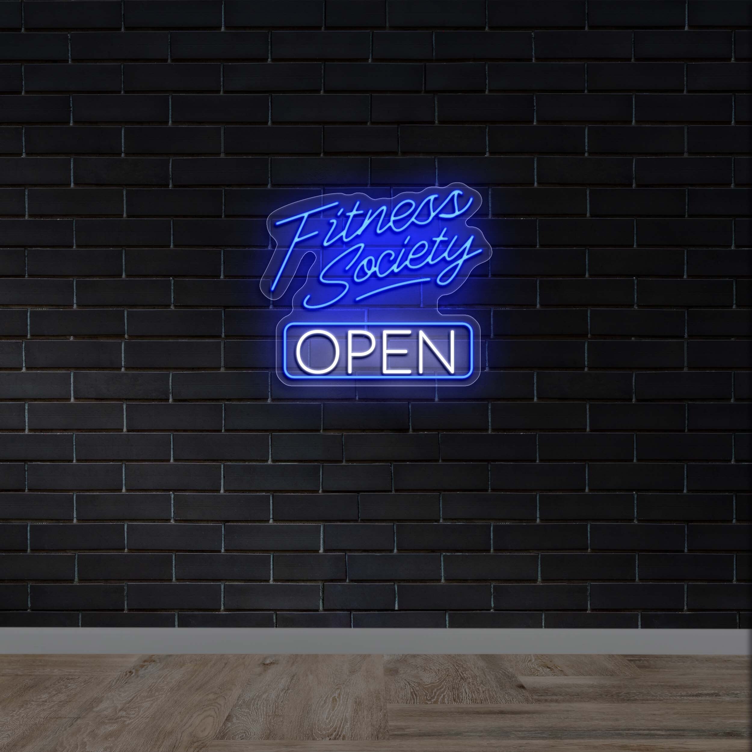 FITNESS SOCIETY OPEN - Premium Neon Artwork