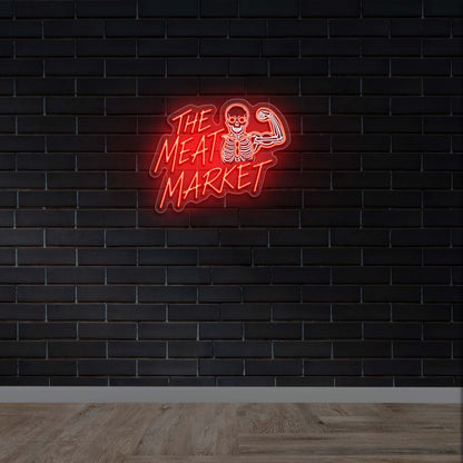 The Meat Market - Premium Neon Artwork