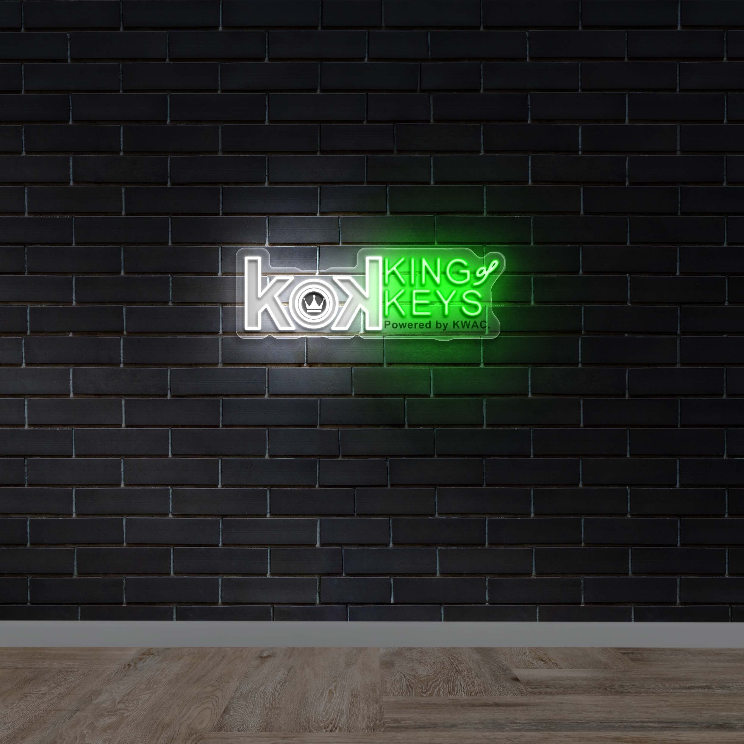 King of Keys - Premium Neon Artwork