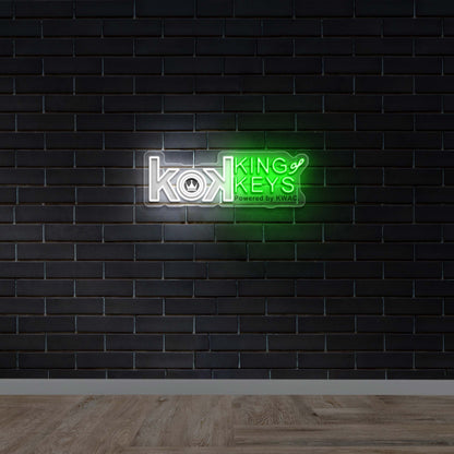 King of Keys - Premium Neon Artwork