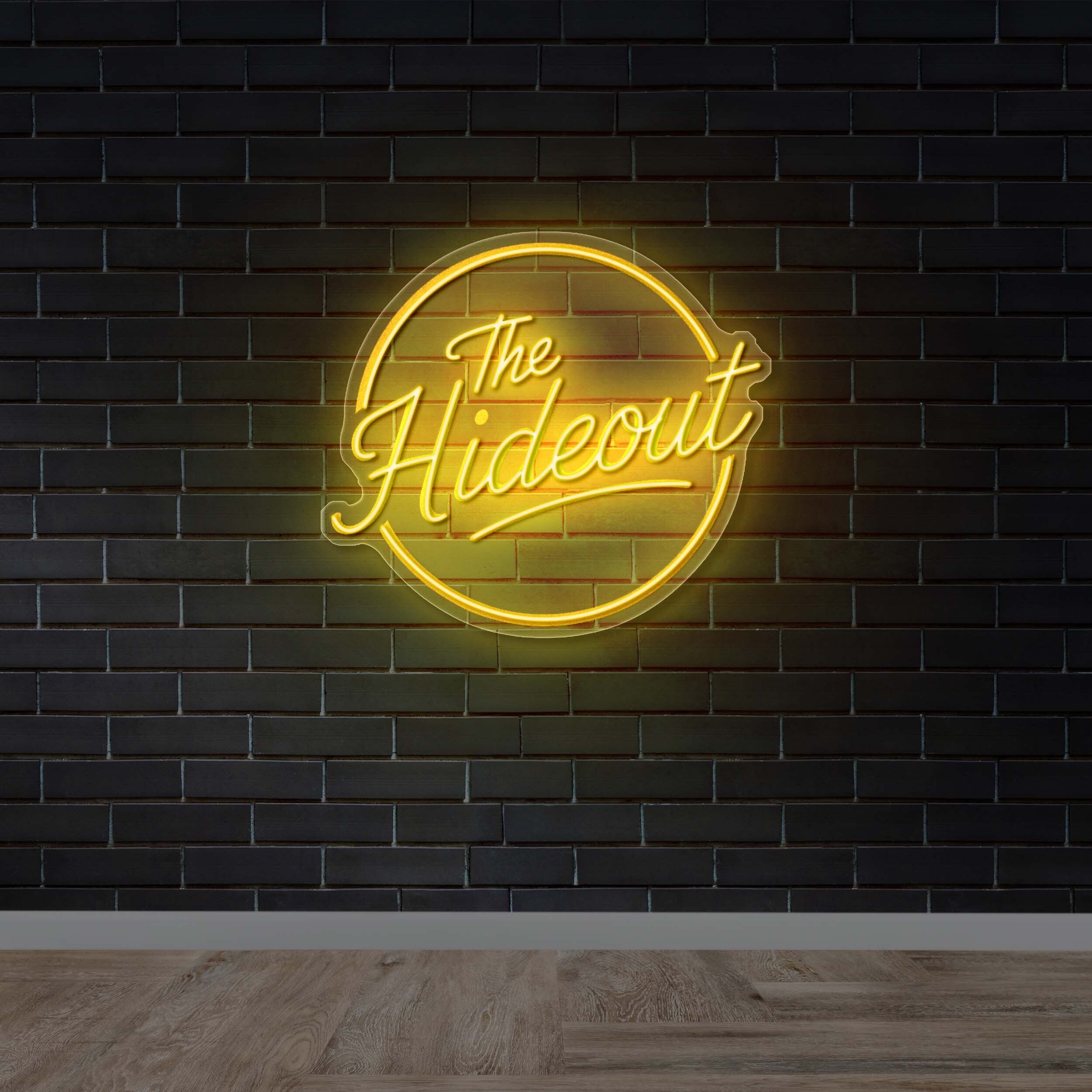 THE HIDEOUT - Premium Neon Artwork