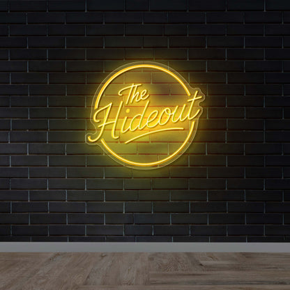 THE HIDEOUT - Premium Neon Artwork