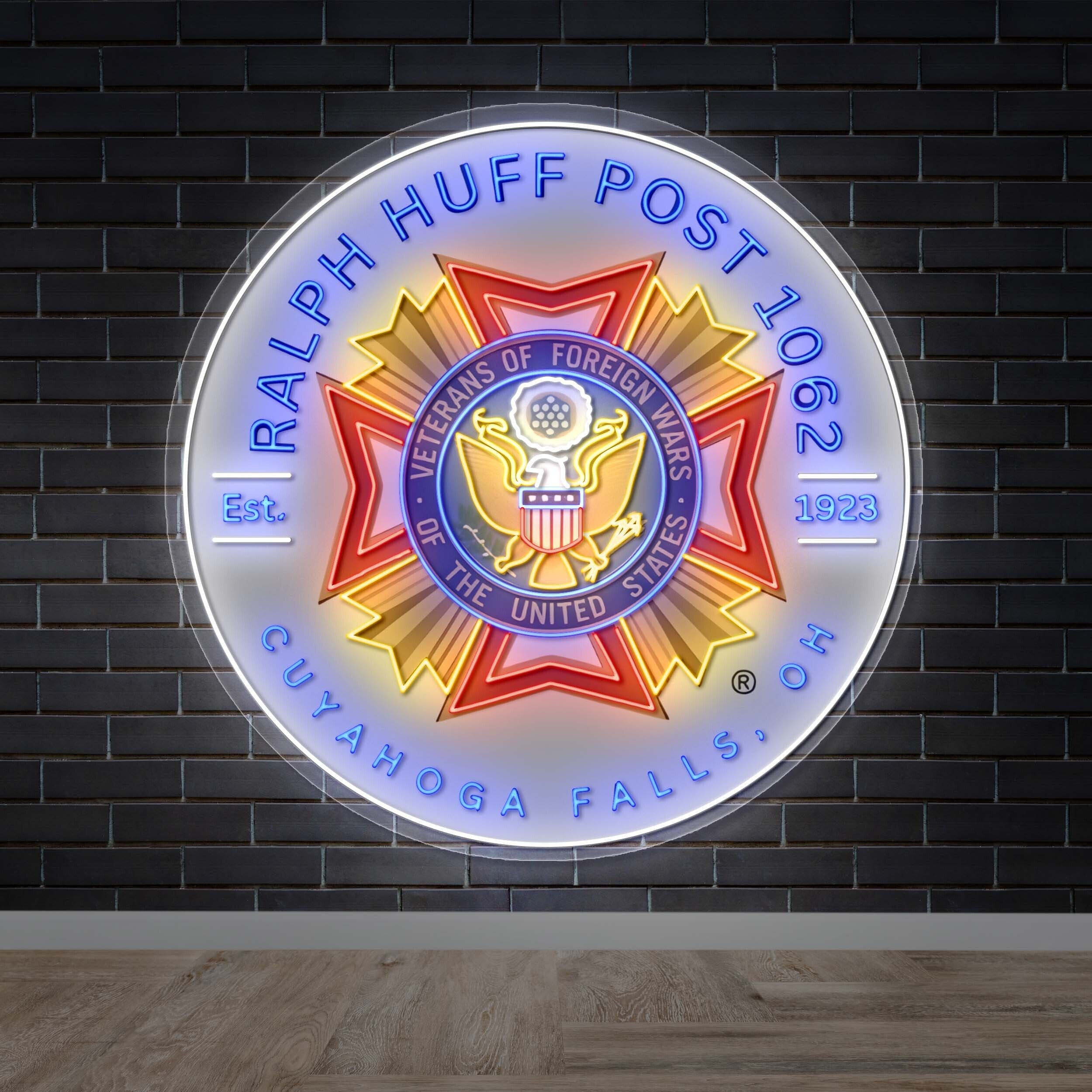 RALPH HUFF POST 1062 - Premium Neon Artwork