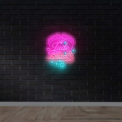 Jade Blazze - Premium Neon Artwork