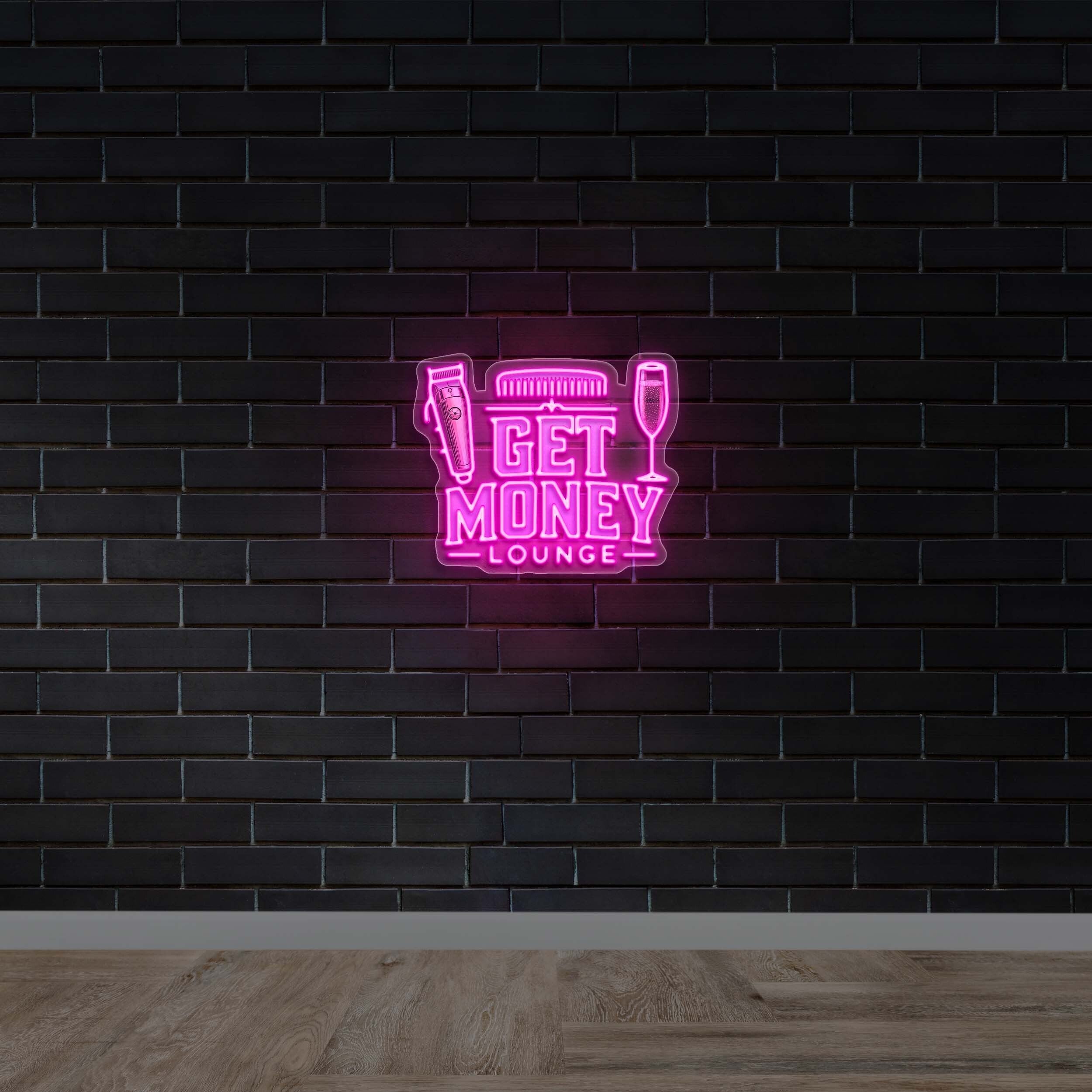GET MONEY LOUNGE | 2nd Version - Premium Neon Artwork