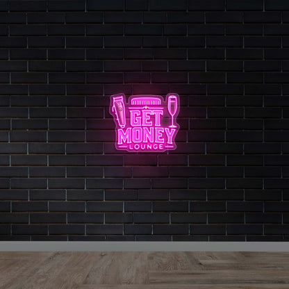 GET MONEY LOUNGE | 2nd Version - Premium Neon Artwork
