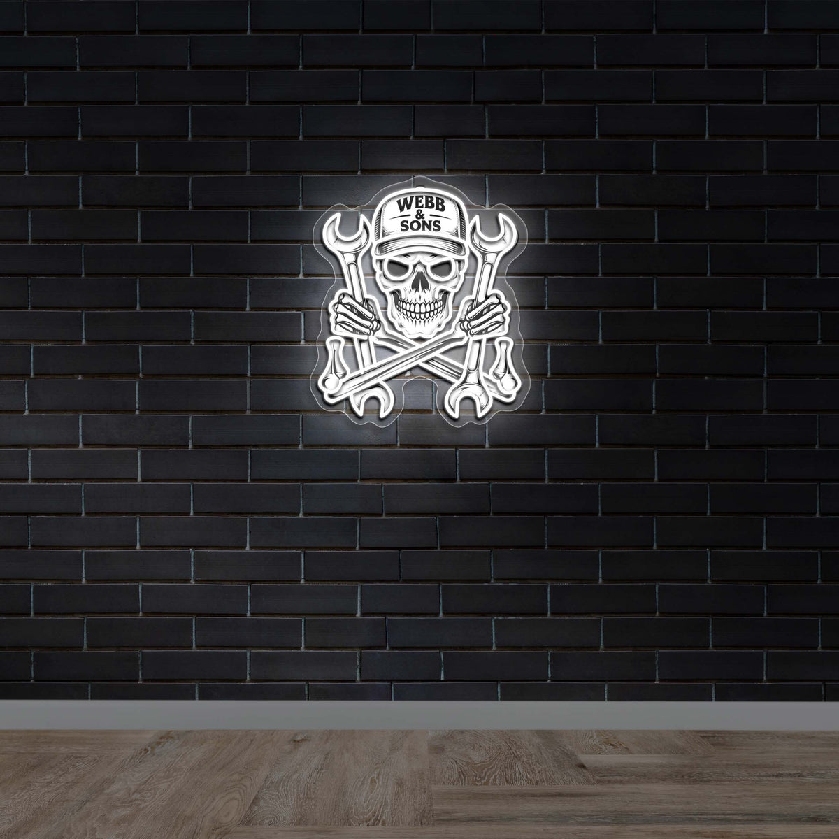 Webb & Sons Skull Wrenches - Premium Neon Artwork