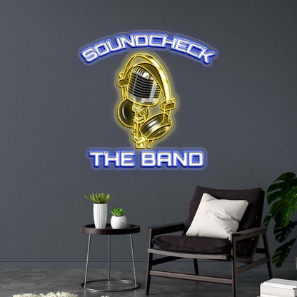 SOUNDCHECK THE BAND | 2nd Version - Premium Neon Artwork