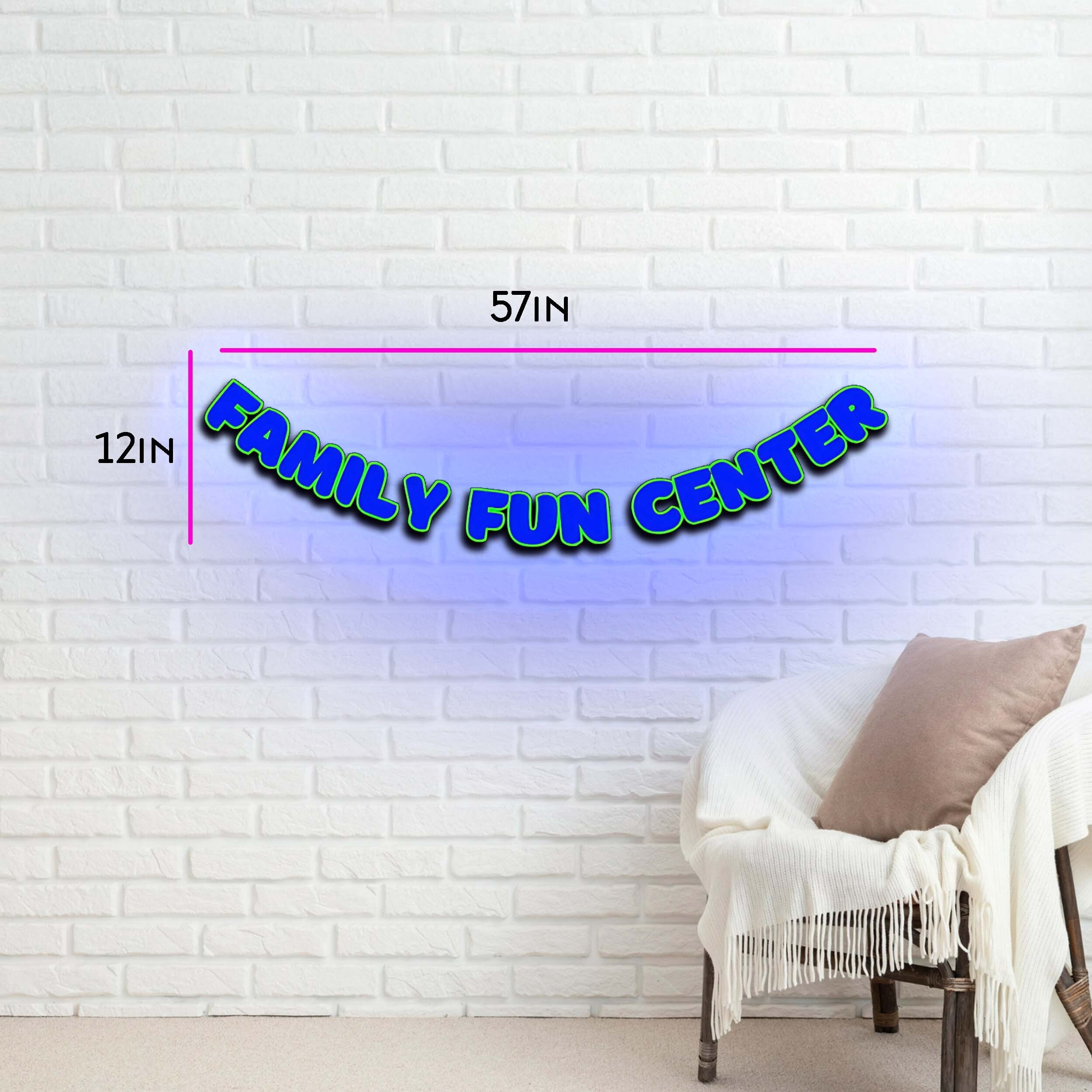 FAMILY FUN CENTER Channel Letter - Premium Neon Artwork
