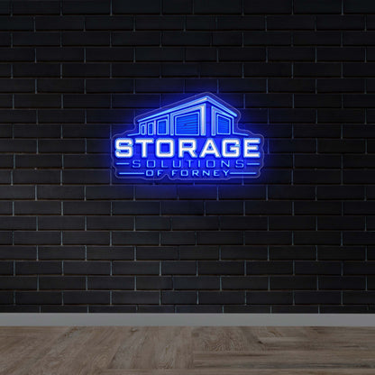 Storage Solutions of Forney - Premium Neon Artwork