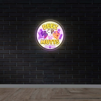 Deez Mutts - Premium Neon Artwork