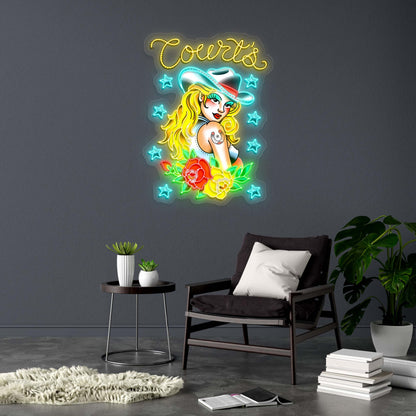 Court's - Premium Neon Artwork