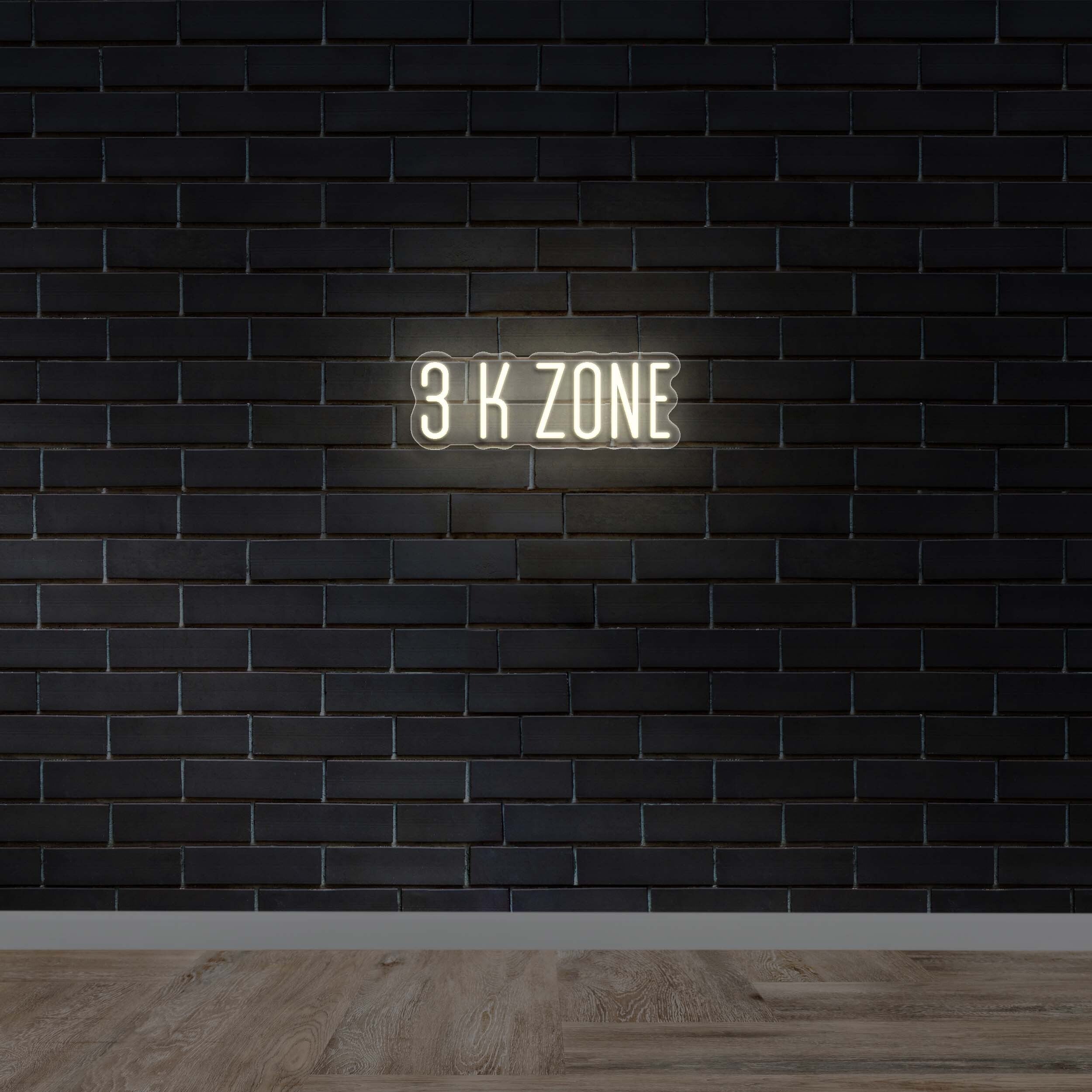 3 K ZONE - Premium Neon Artwork