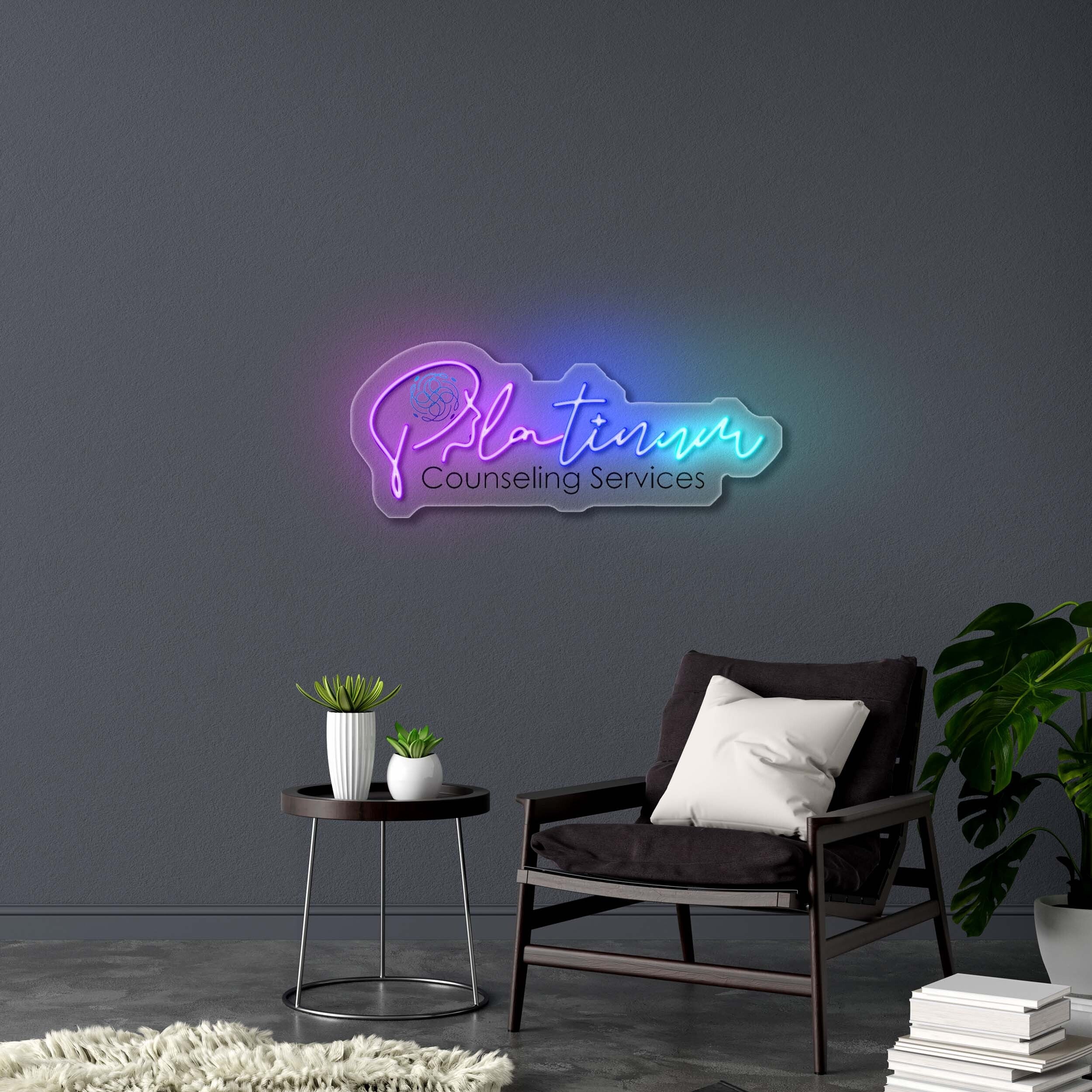 Platinum  - Premium Neon Artwork