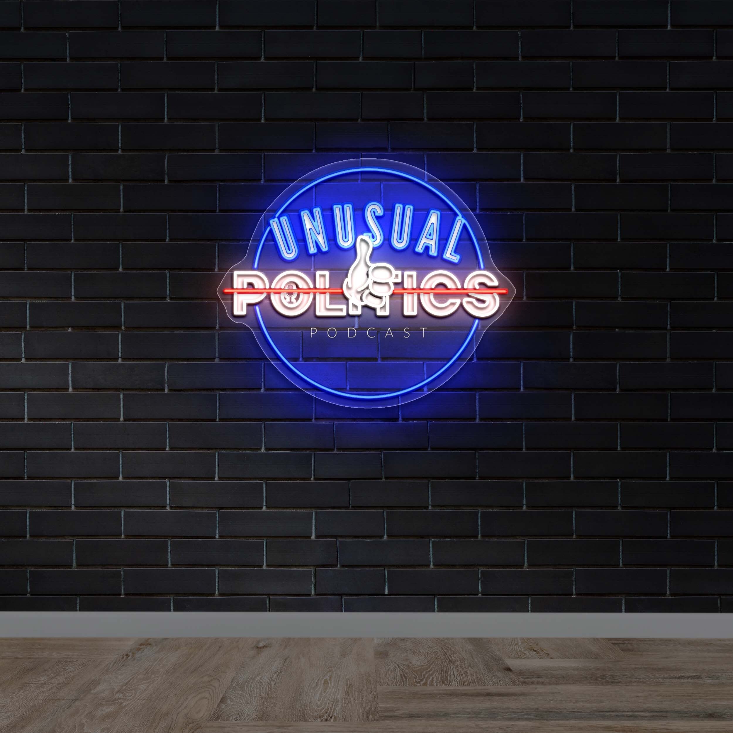 Unusual Politics Podcast - Premium Neon Artwork