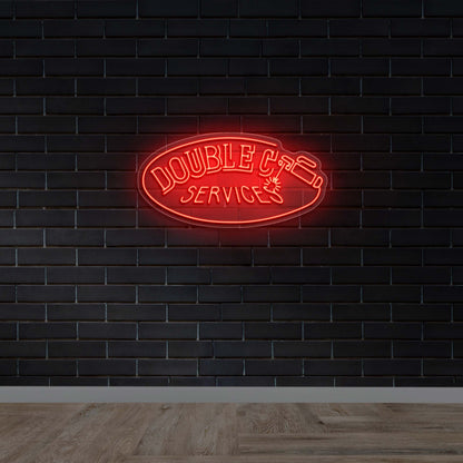 Double C Services - Premium Neon Artwork