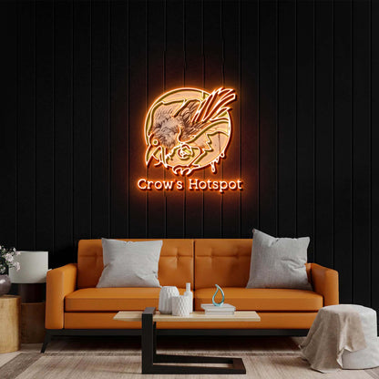 Crow's Hotspot - Premium Neon Artwork