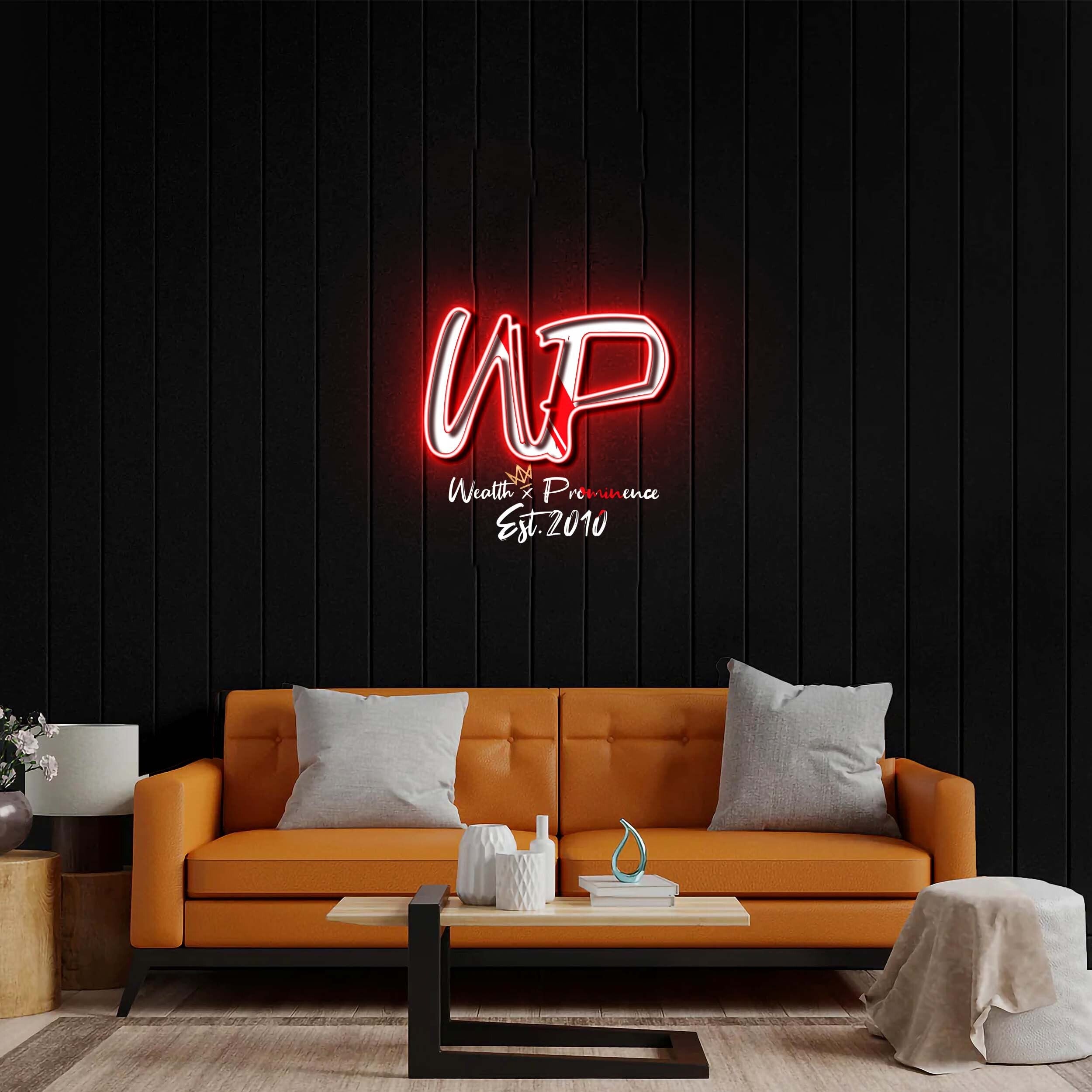Wealth and Prominence - Premium Neon Artwork