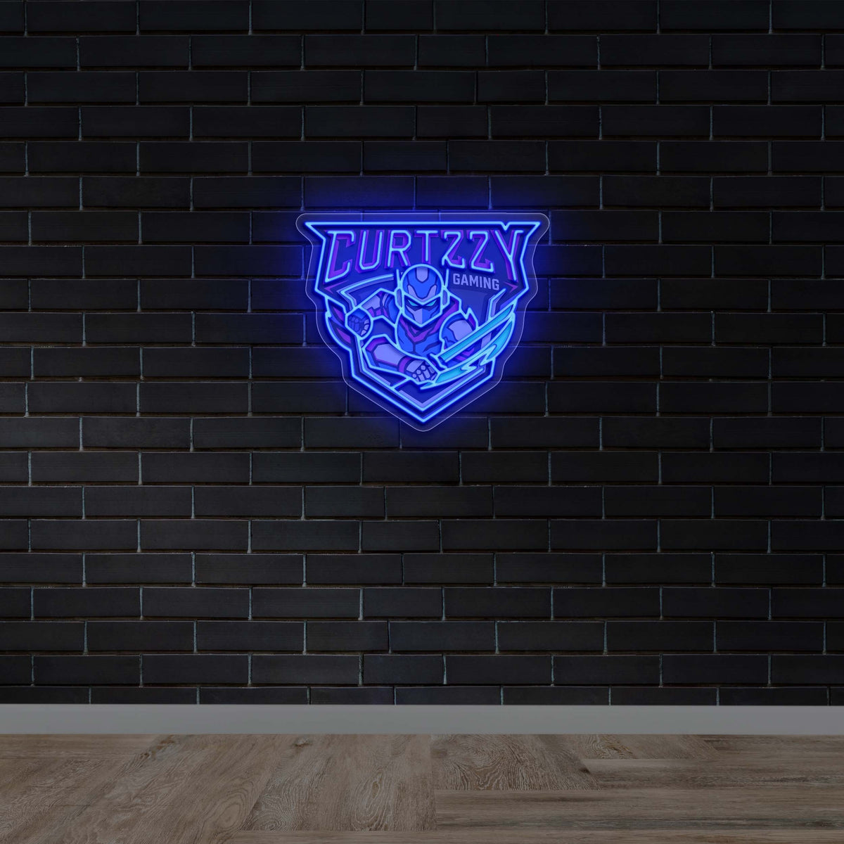 CURTZZY GAMING - Premium Neon Artwork
