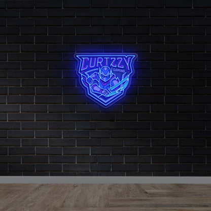 CURTZZY GAMING - Premium Neon Artwork