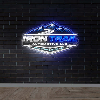 IRON TRAIL - Premium Neon Artwork