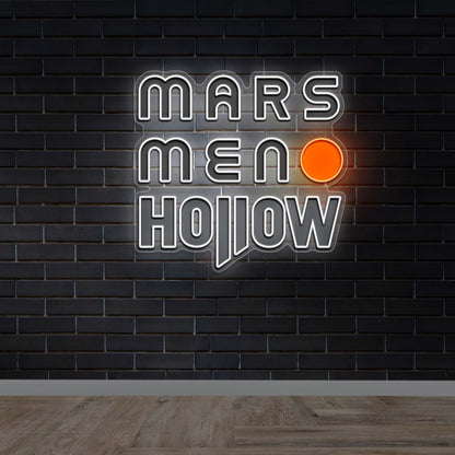 MARS MEN HOLLOW - Premium Neon Artwork